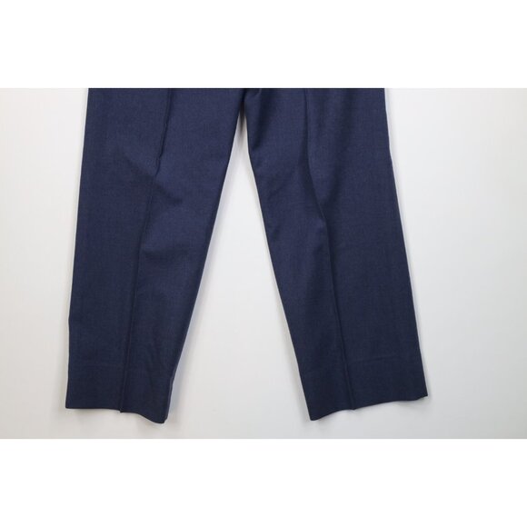 Vtg 50s Korean War USGI Mens 30x31 Wool Serge 18oz USAF Wide Leg Pants Trousers - Picture 15 of 15